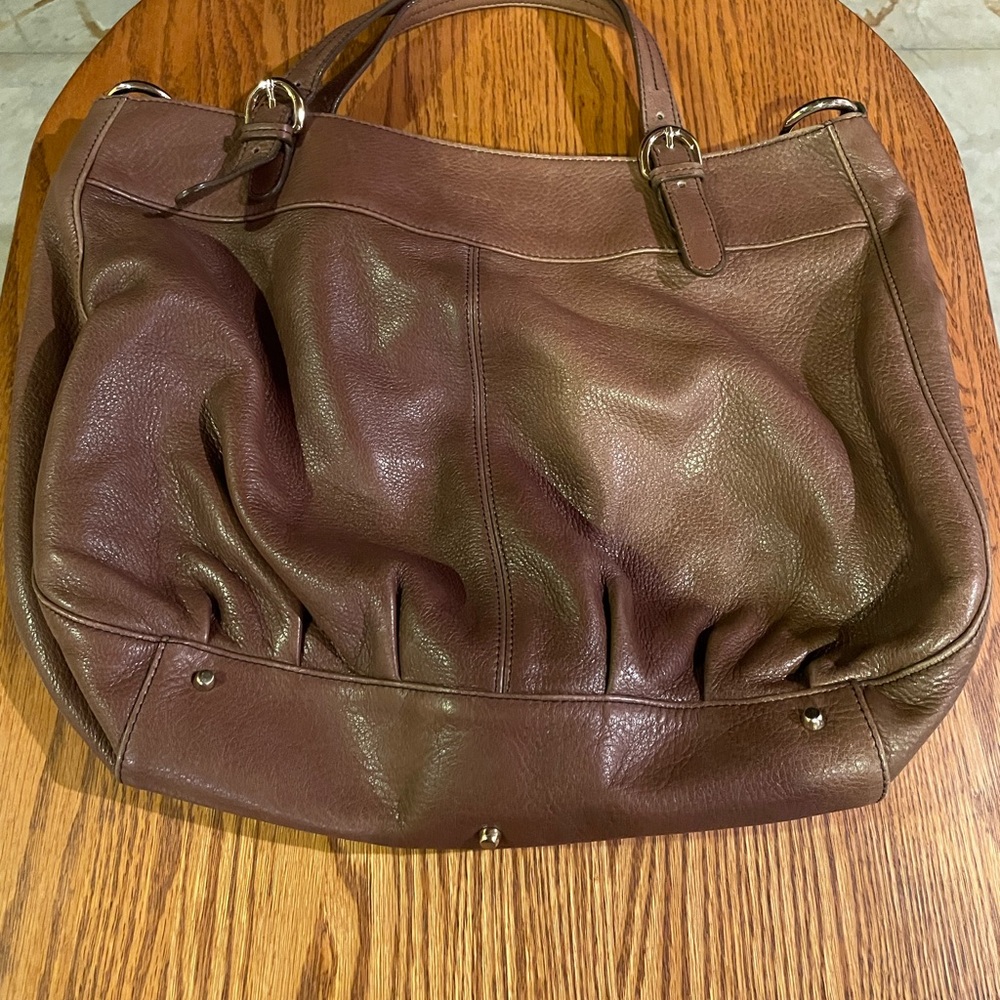 Furla Rich Brown Leather Tote - Picture 3 of 7